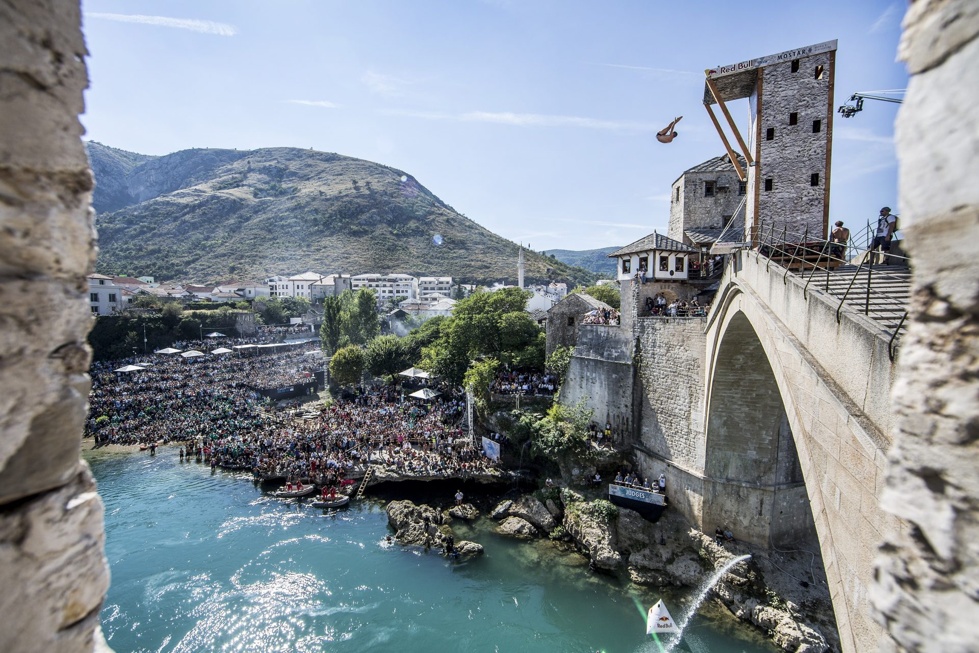 Red Bull Cliff Diving in Mostar on 15th and 16th of September Visit B&H